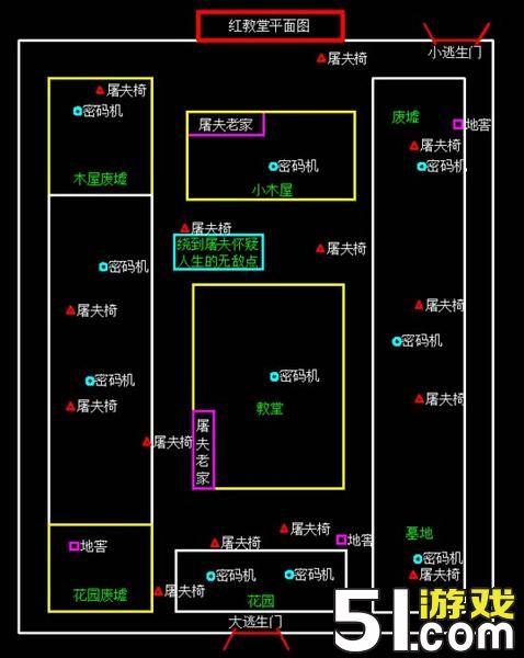 第五人格有哪些地图平面图攻略