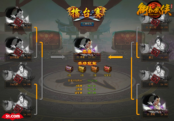 且战且珍惜，51《街机武侠》擂台争霸冠绝天下