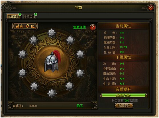战天官爵系统1