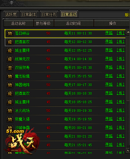 战天