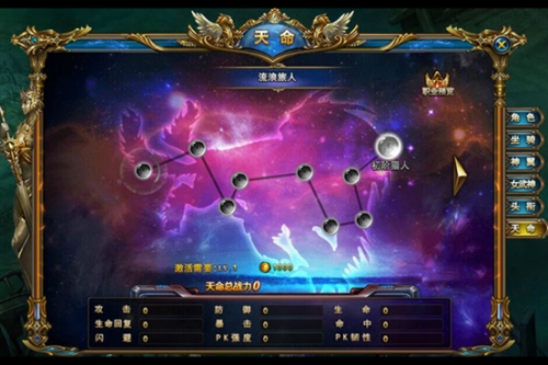 诸神黄昏天命系统