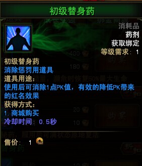 初级替身药剂