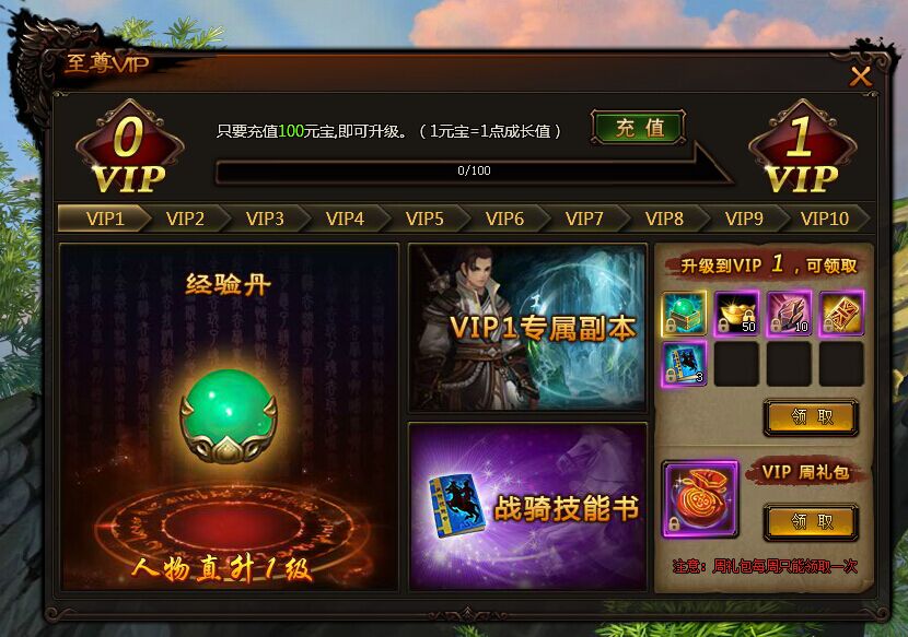 VIP特权
