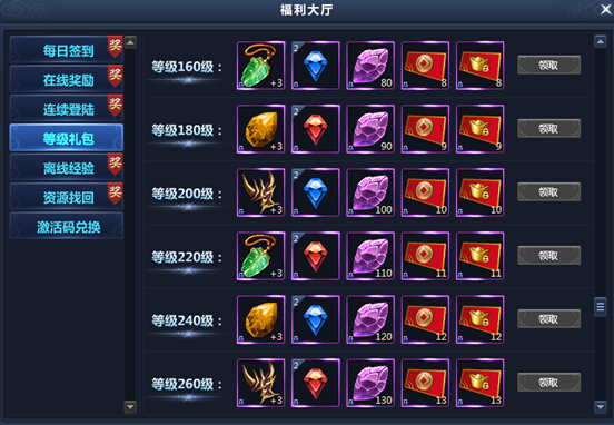 福利界面