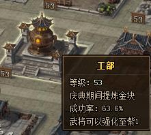 铁骑冲锋庆典各建筑作用产出分析