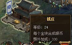 铁骑冲锋庆典各建筑作用产出分析