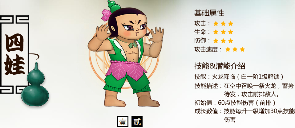 葫芦娃新手卡