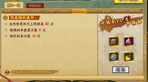 镇魂街VIP6特权