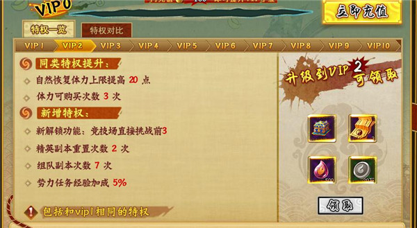 镇魂街VIP2特权
