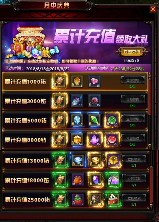 奇迹重生网页游戏