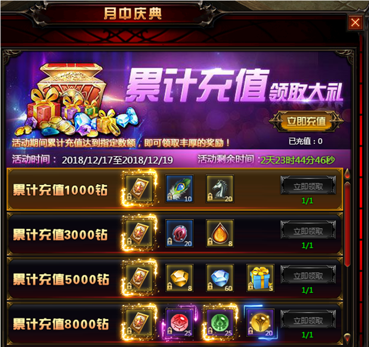奇迹重生网页游戏