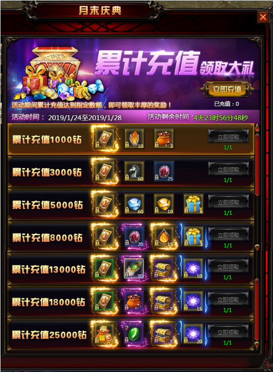 奇迹重生网页游戏